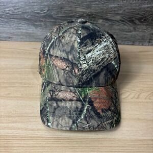 Camo Hat Cap Strap Back Brown Green Camouflage Hunting Outdoors Lightweight